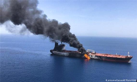 تصاویر ادعایی جدید آمریکا درباره حادثه نفتکش‌ها